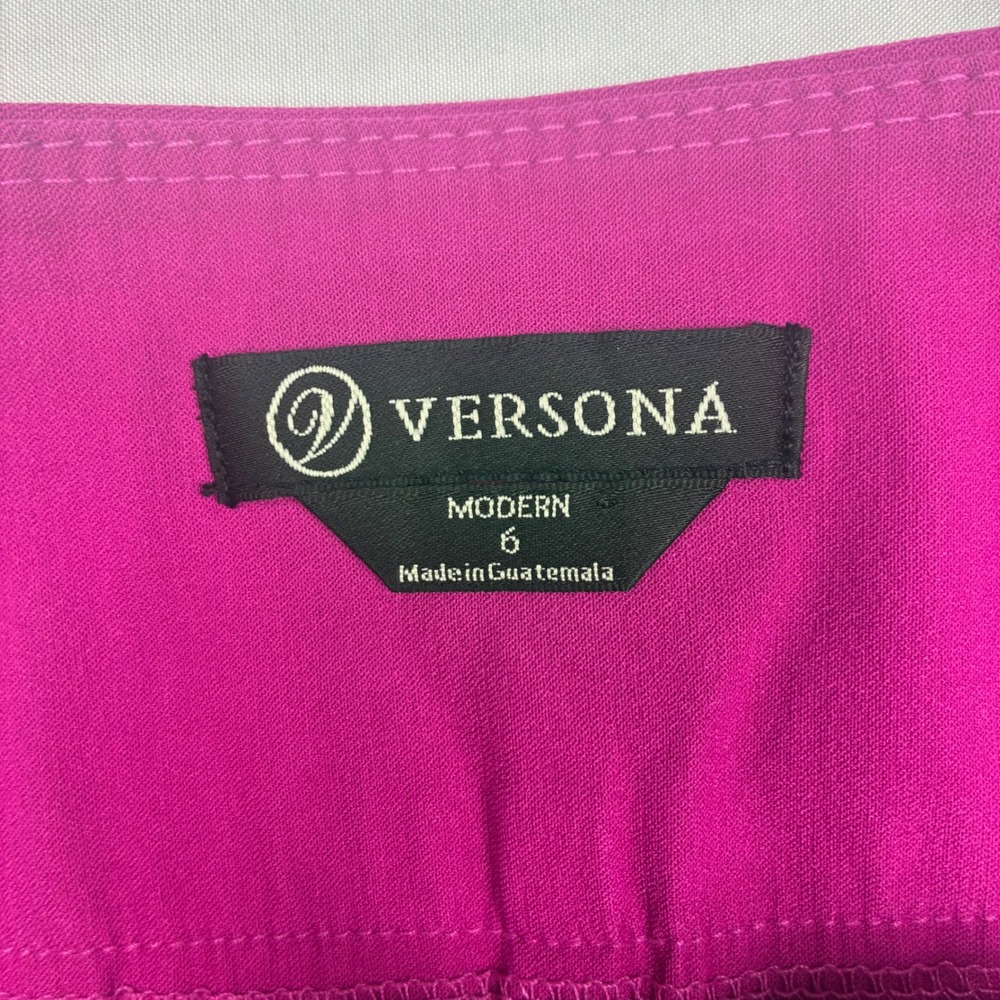 Versona Shorts Womens 6 Magenta Pink Excellent Modern Stretch Pockets - Picture 5 of 7